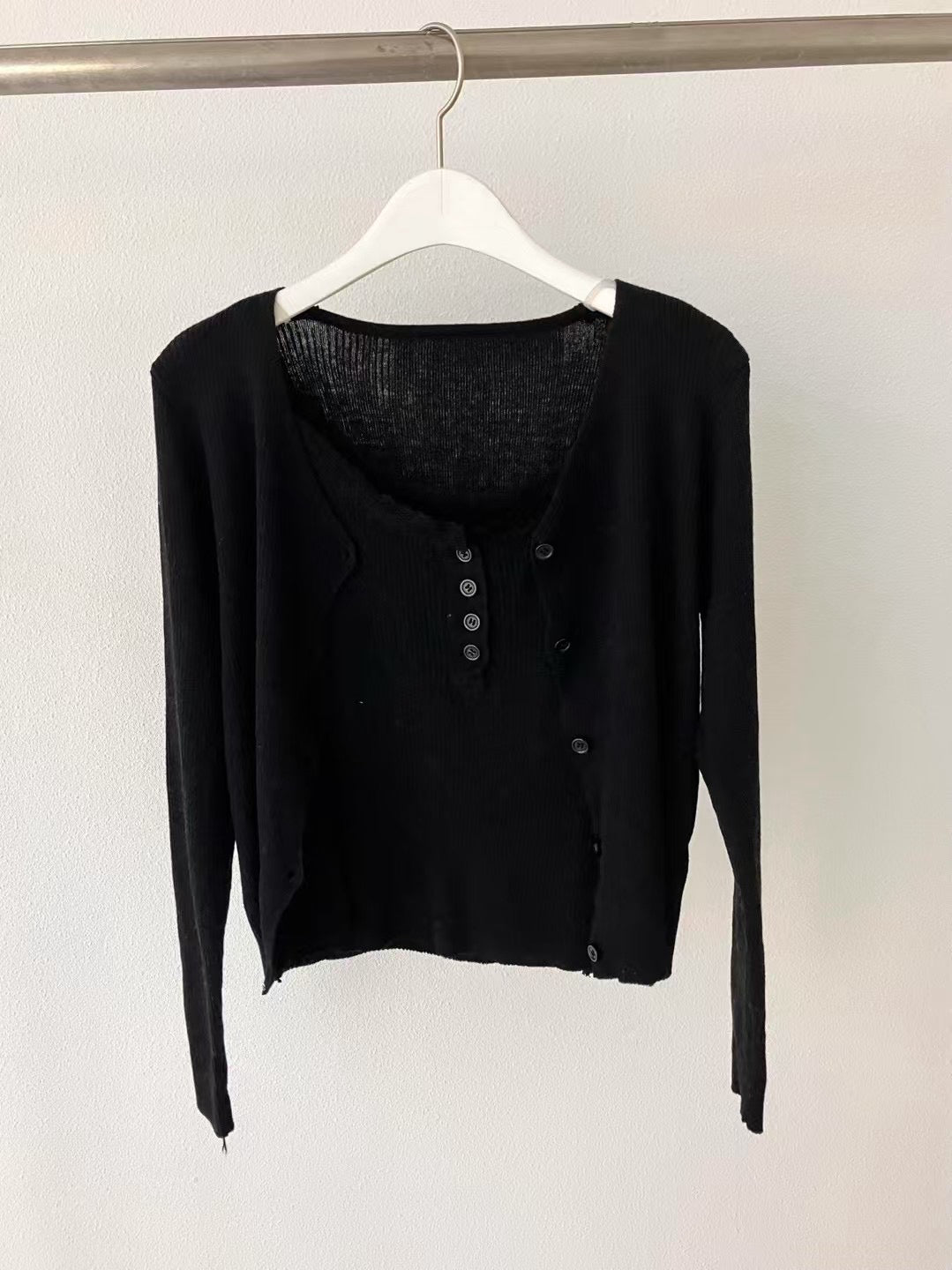 (3.16🎥Live)對針織Lace背心連外套