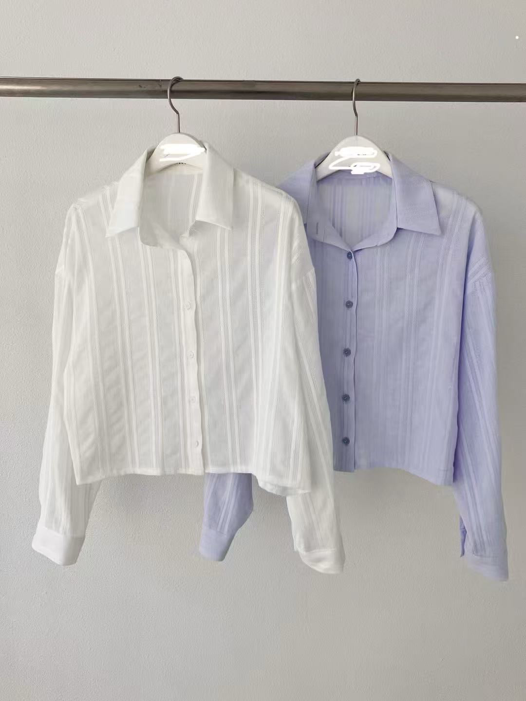 麻花紋短版恤衫