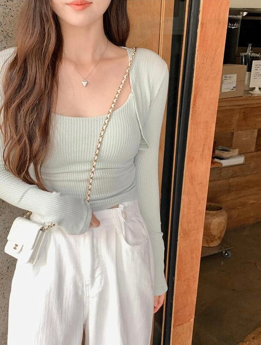 2in1 Bra Top Set(有胸墊,可拆走袖)