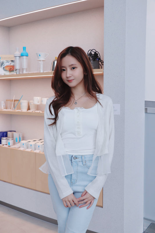 接紗娃娃針織外套