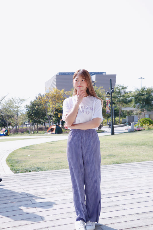 十色🌈冰爽百摺褲(褲腳太長可直接剪短)