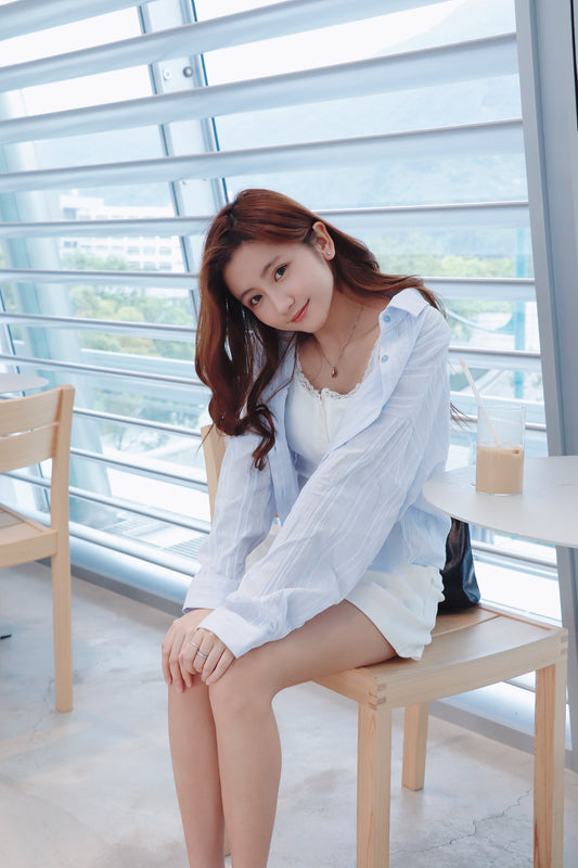 麻花紋短版恤衫