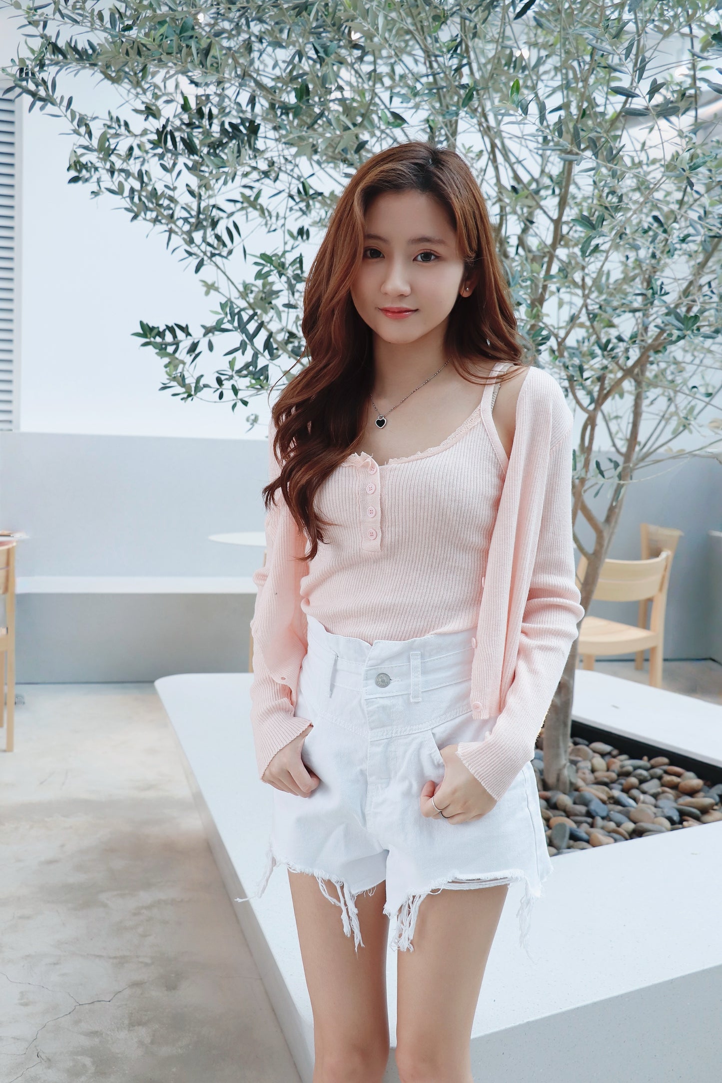 (3.16🎥Live)對針織Lace背心連外套