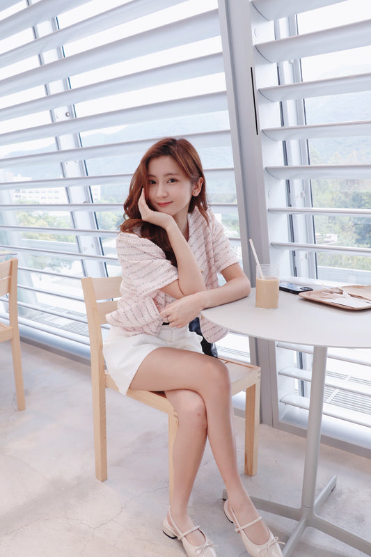 Tweed 金鈕短外套