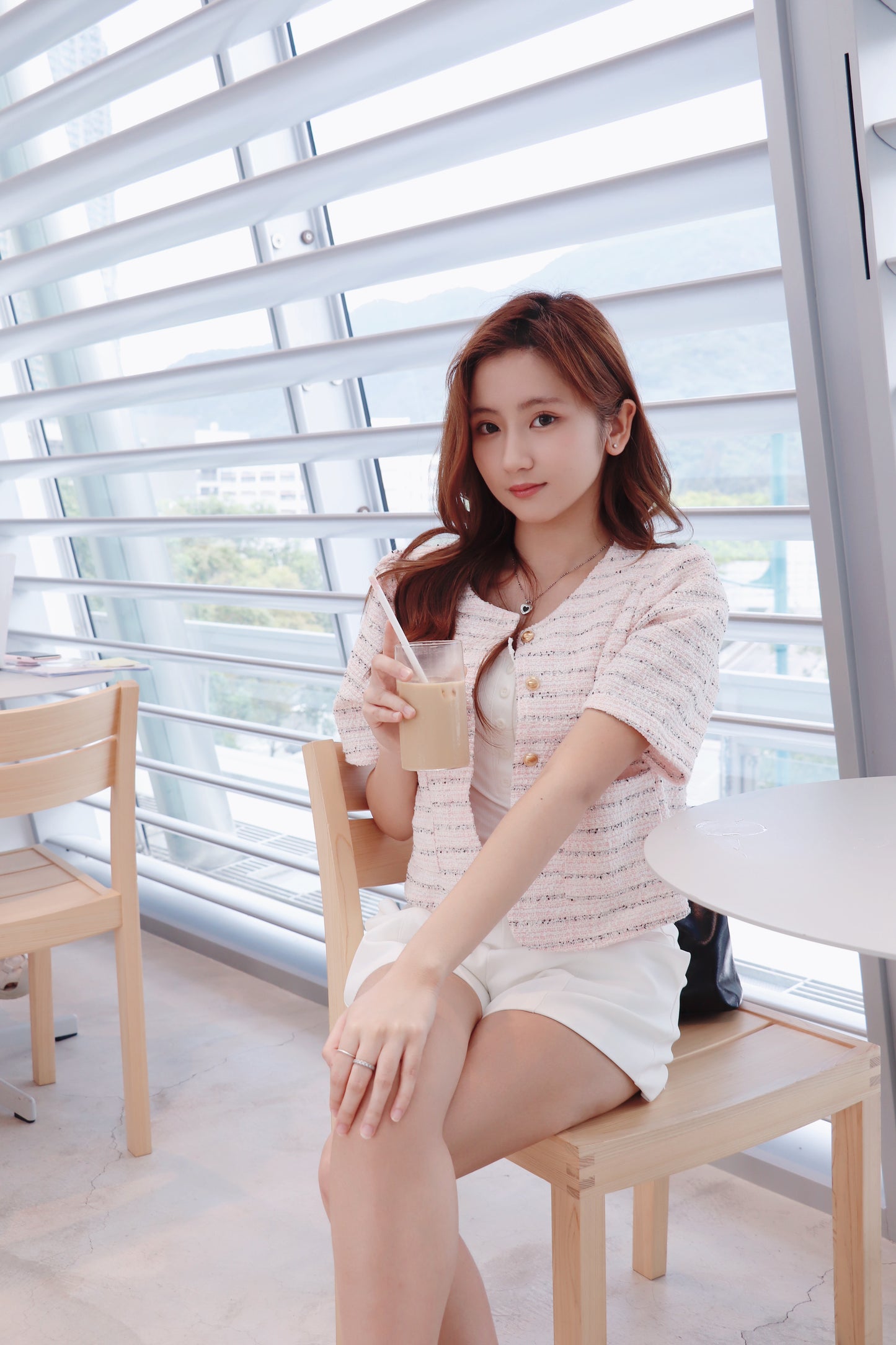 Tweed 金鈕短外套