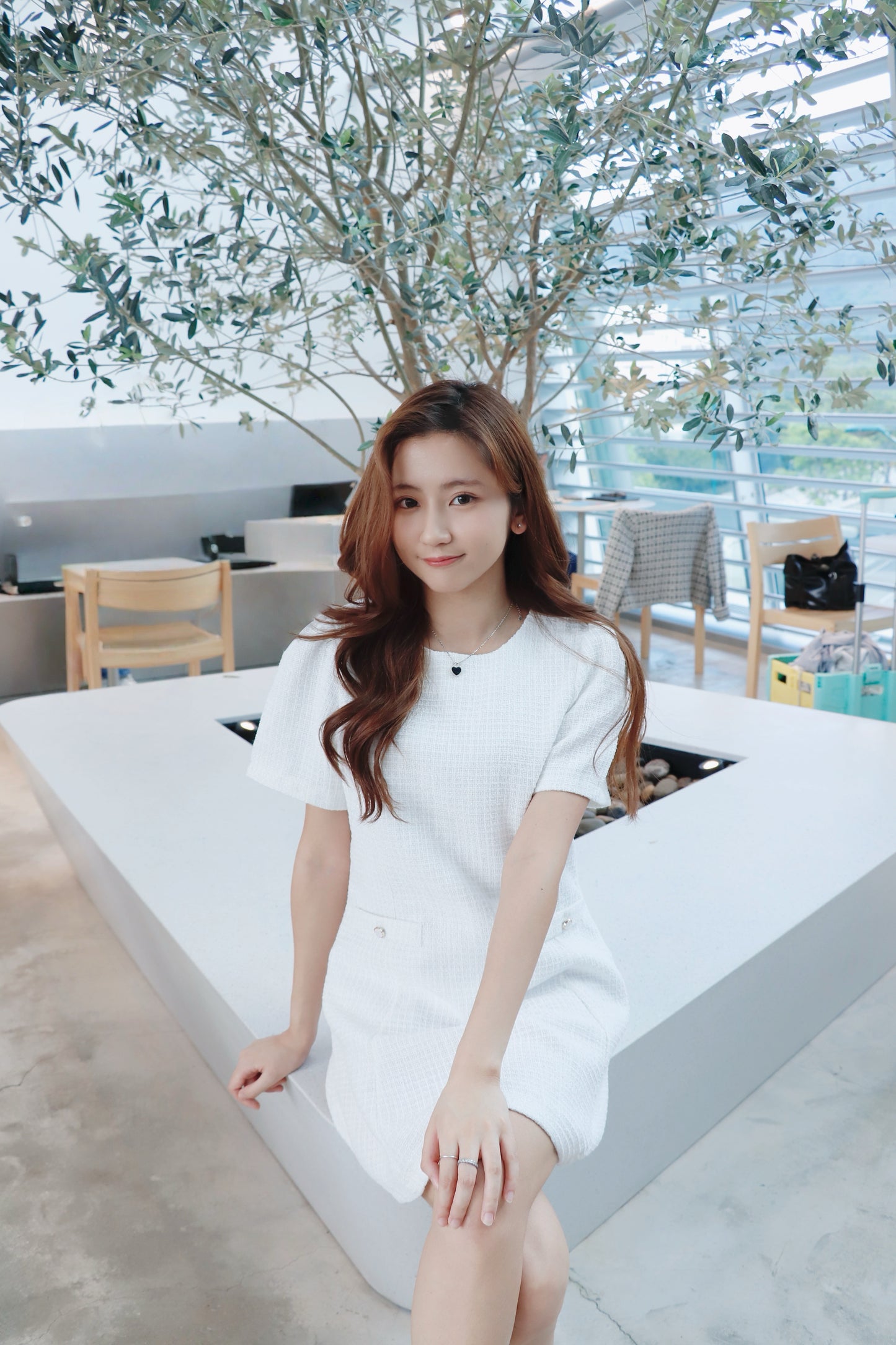 小香風修腰a line ops