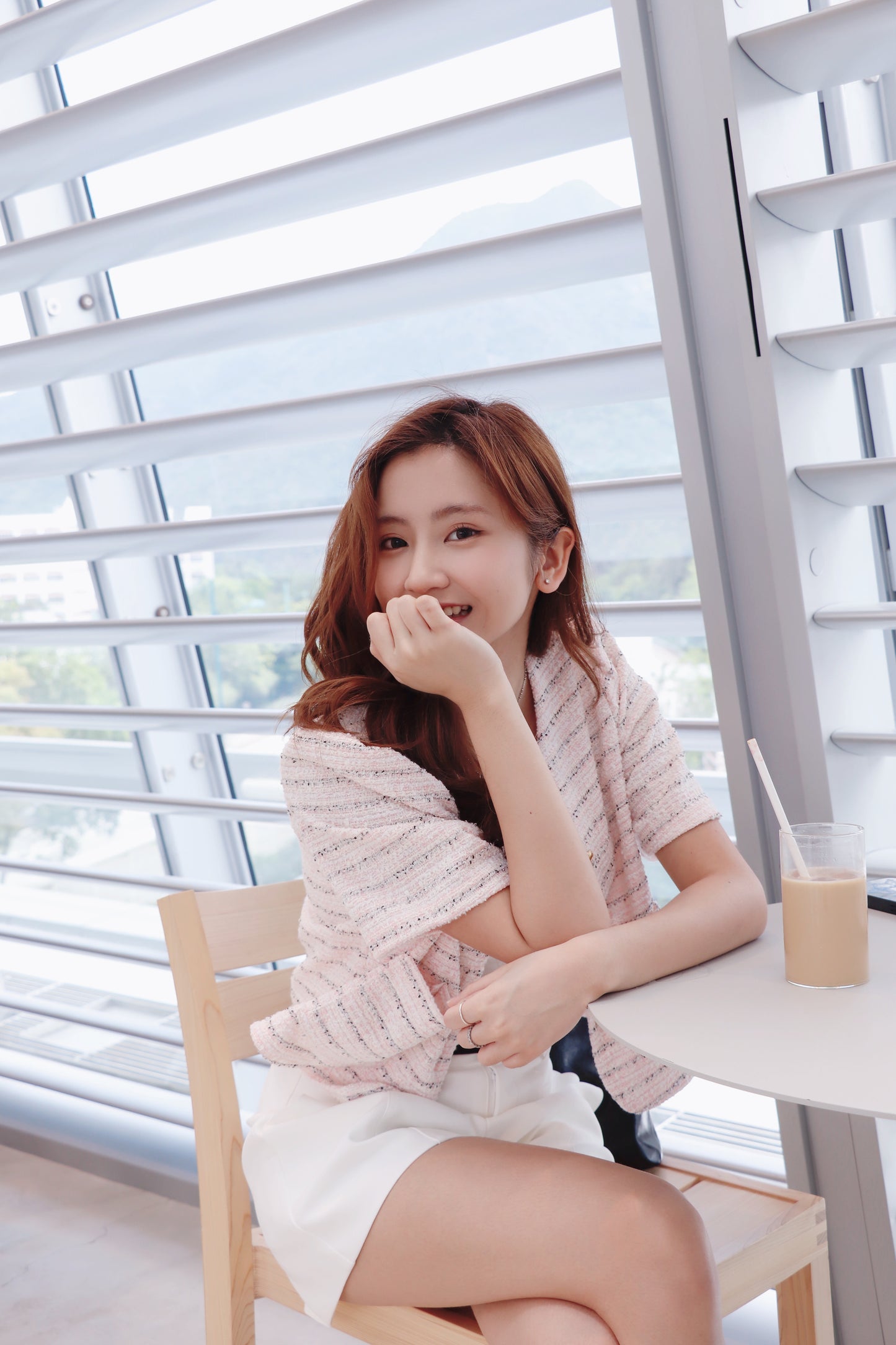 Tweed 金鈕短外套