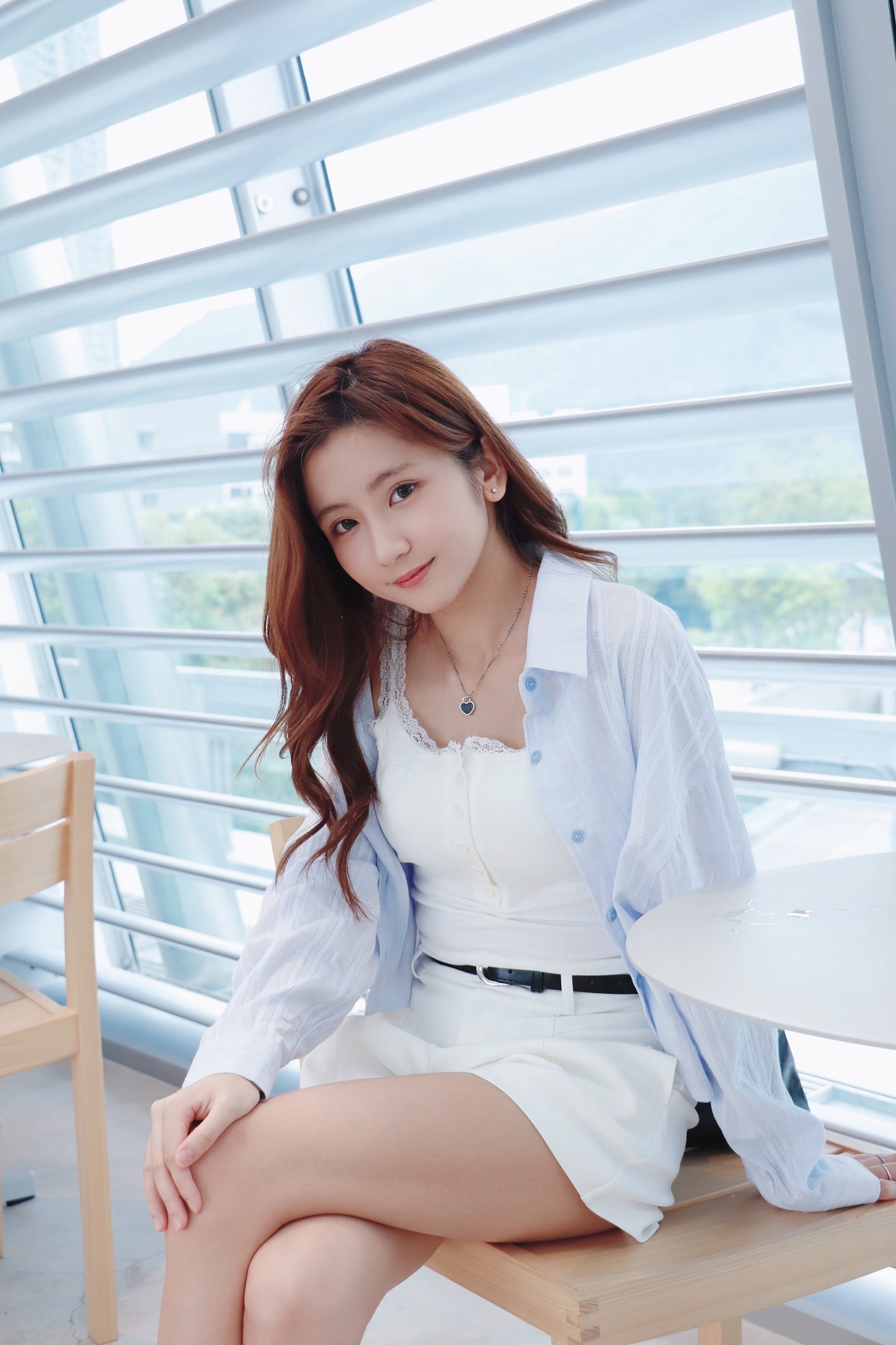 麻花紋短版恤衫