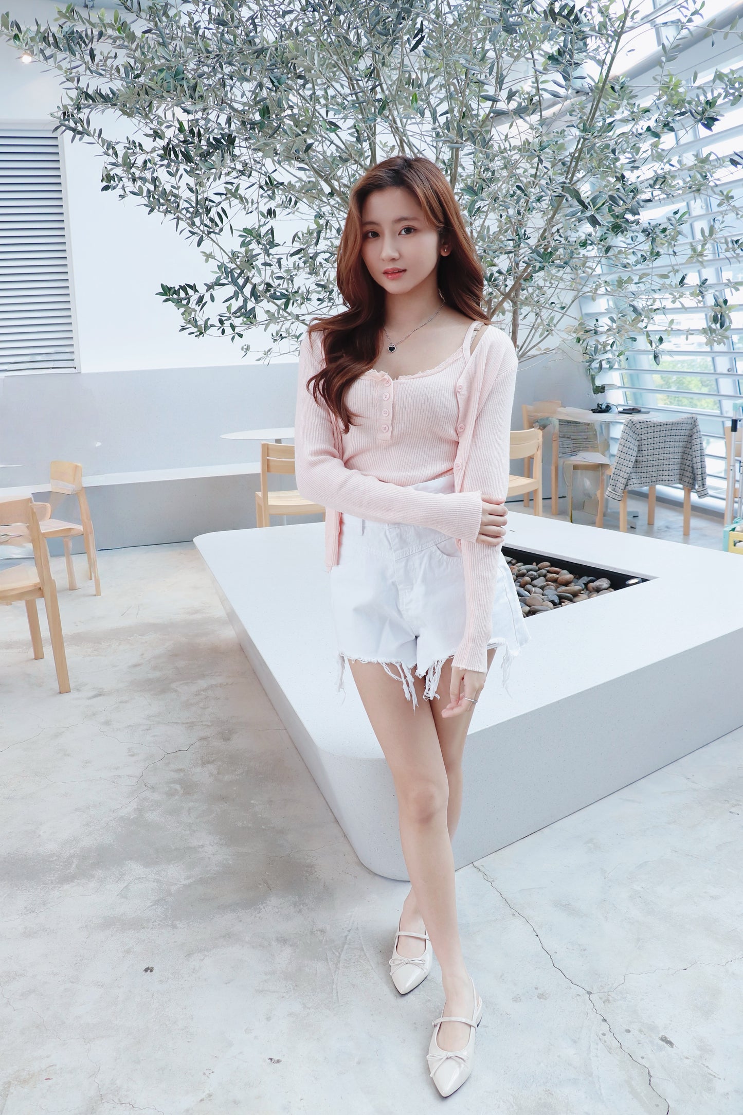 (3.16🎥Live)對針織Lace背心連外套