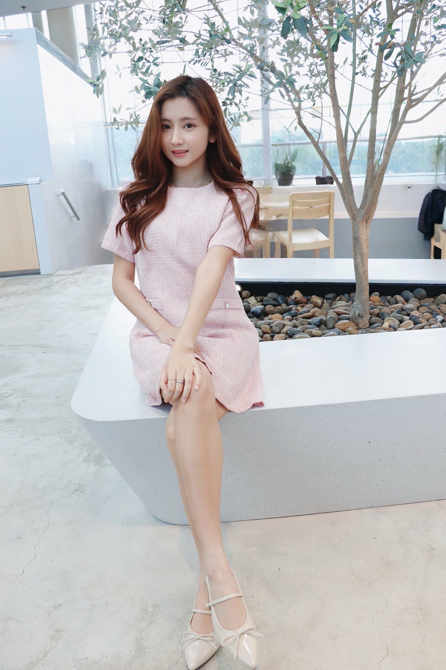 小香風修腰a line ops