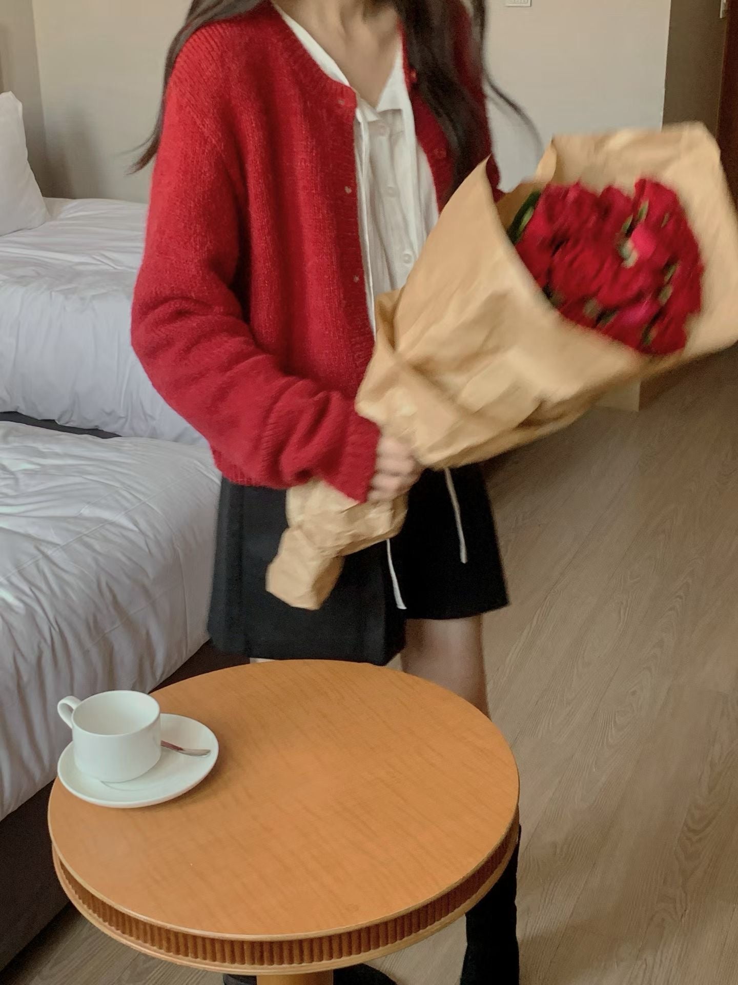 Serene Mist Cardigan（羊毛+羊駝）