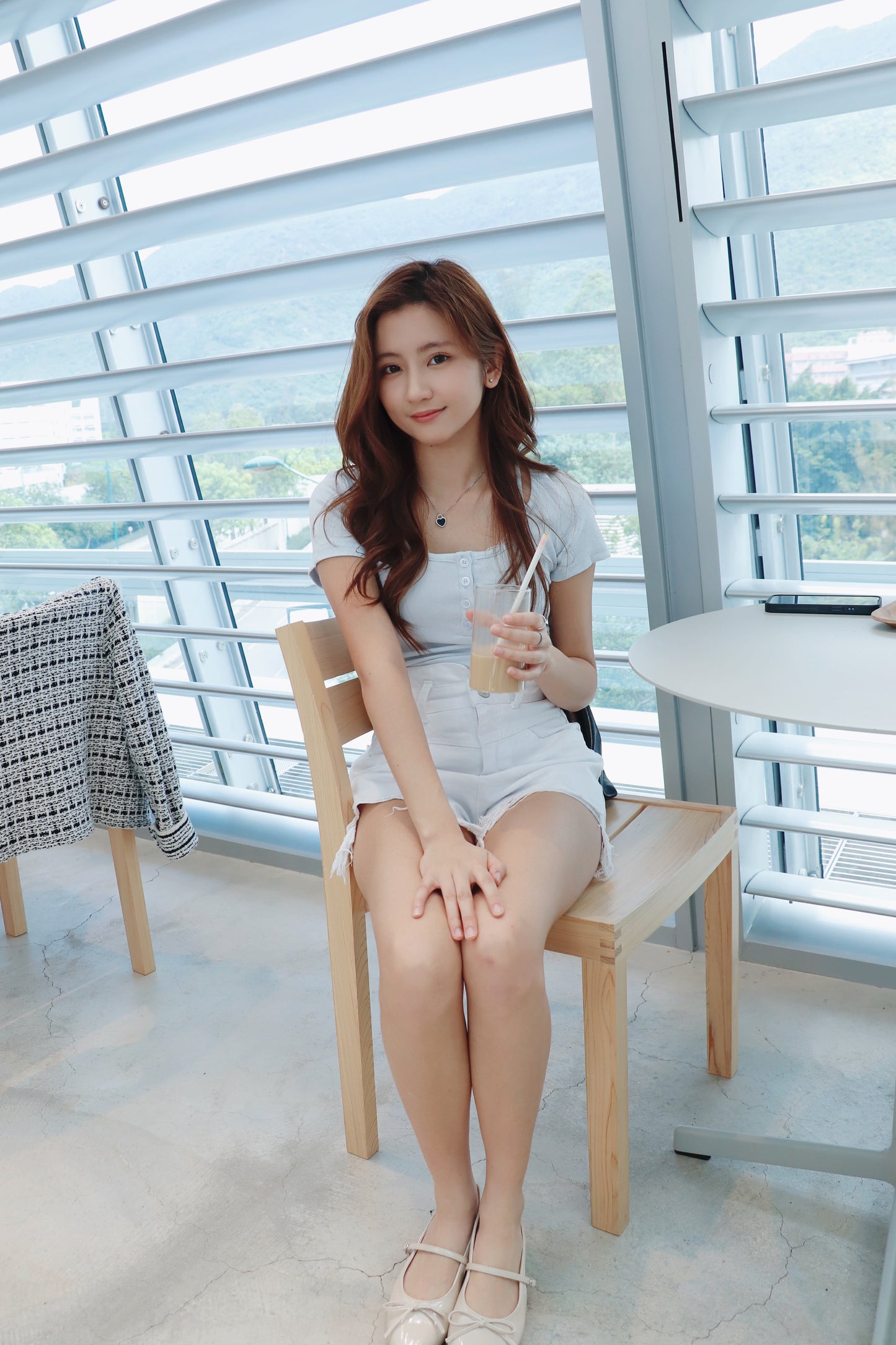 Lace領口掛頸排Top