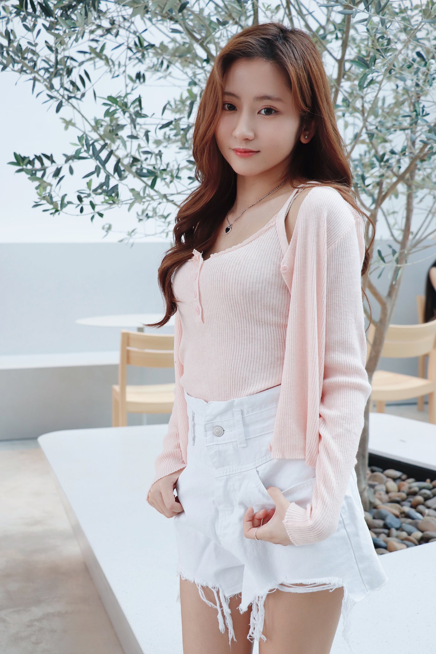 (3.16🎥Live)對針織Lace背心連外套