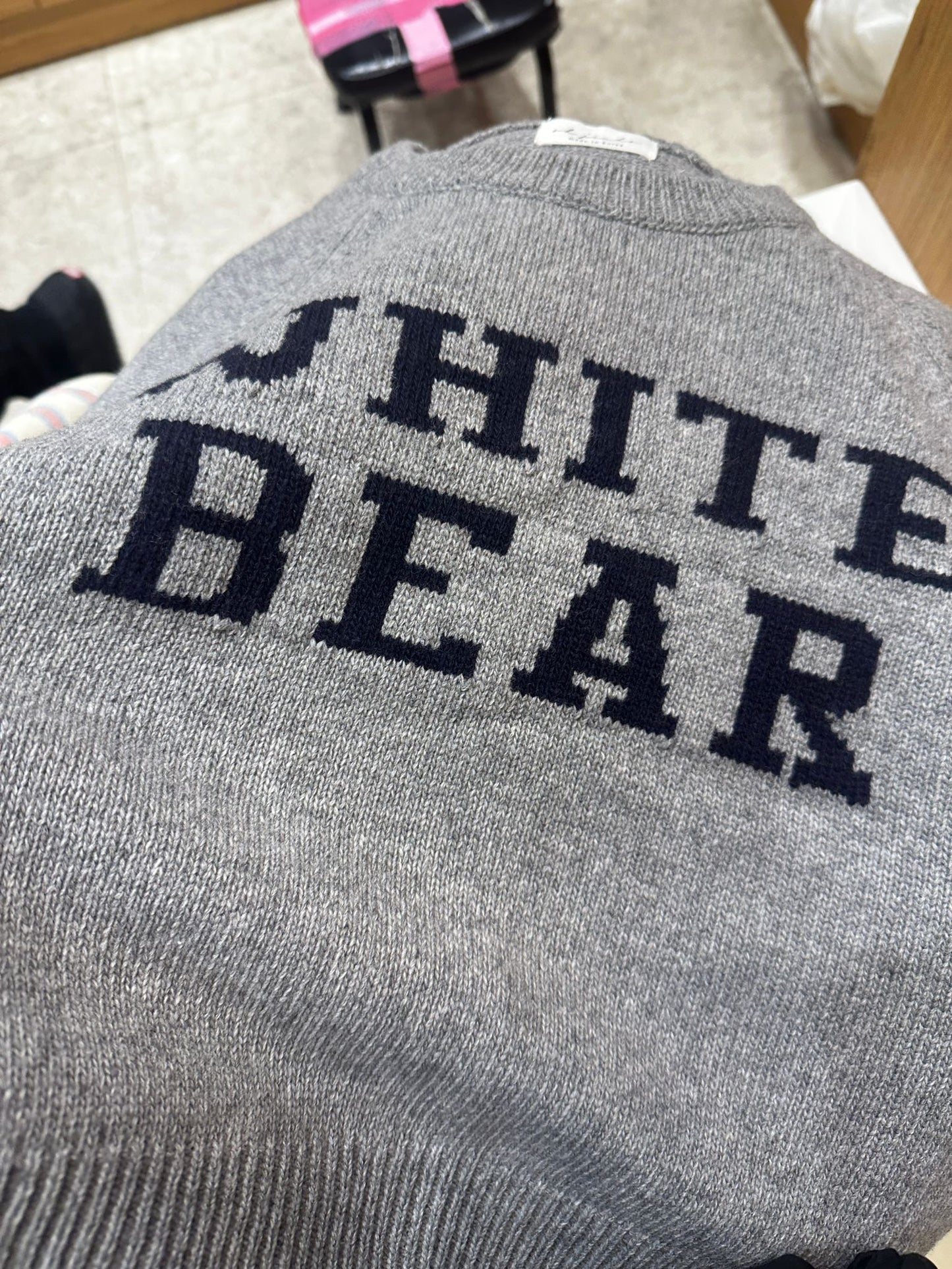 White Bear短版冷衫