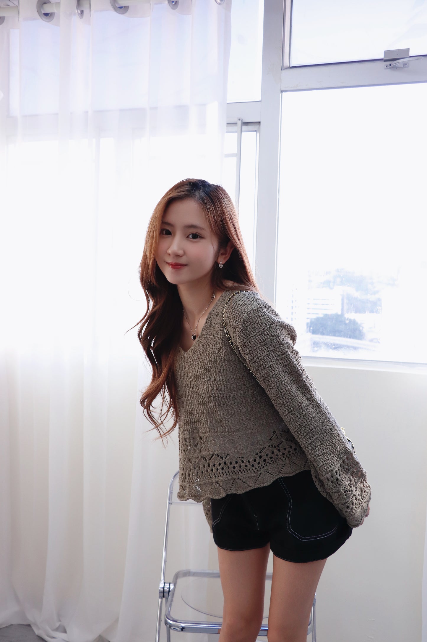 Soft Crochet Blouse