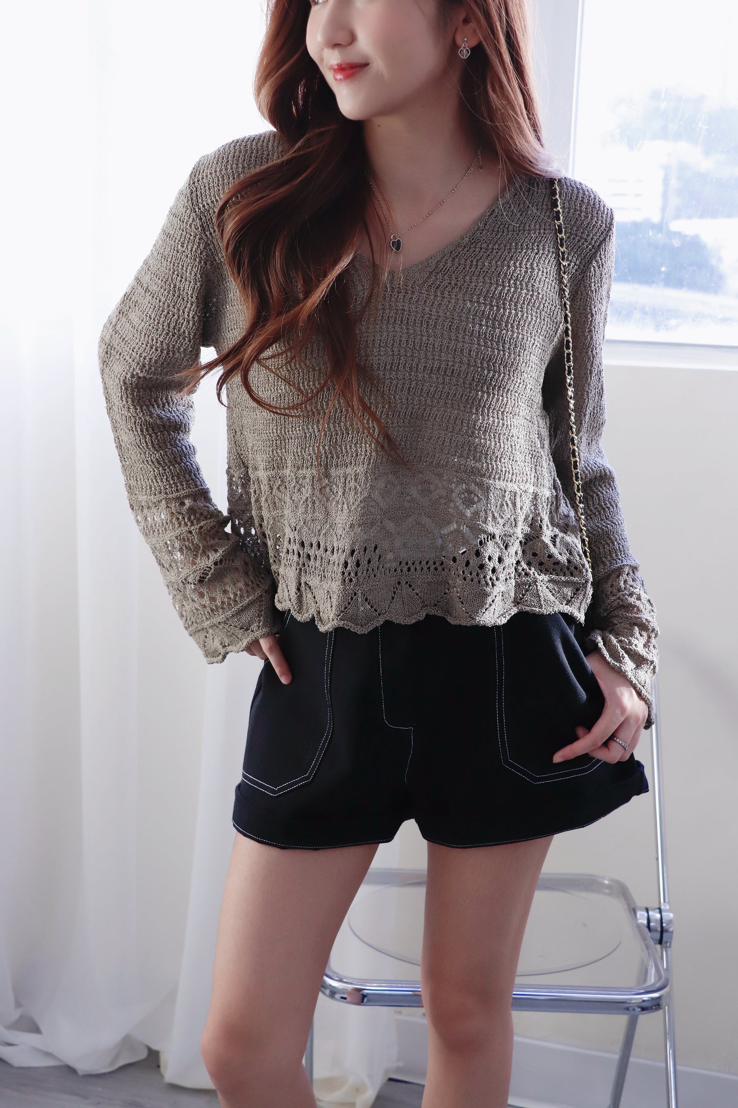 Soft Crochet Blouse