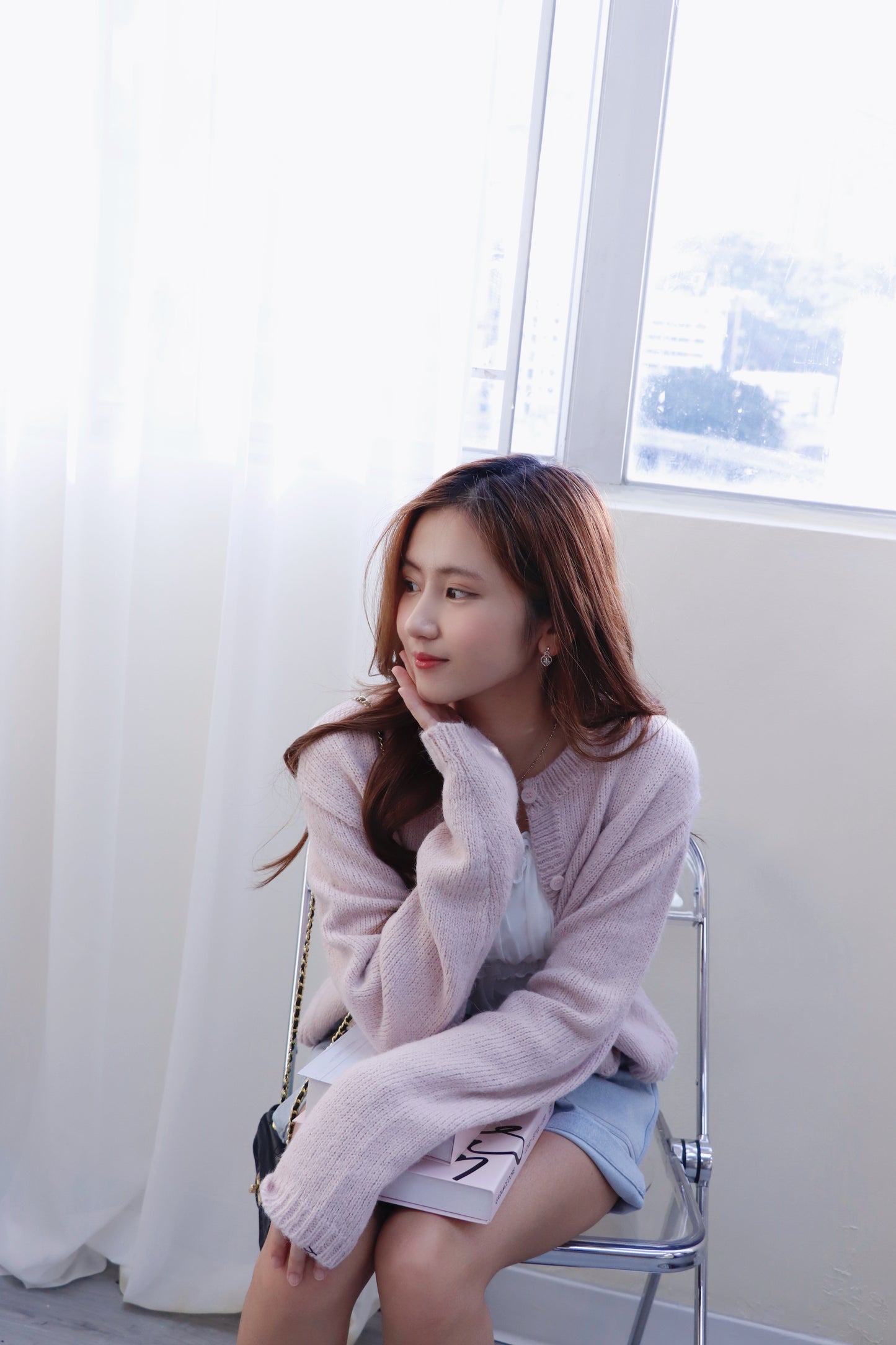 Serene Mist Cardigan（羊毛+羊駝）