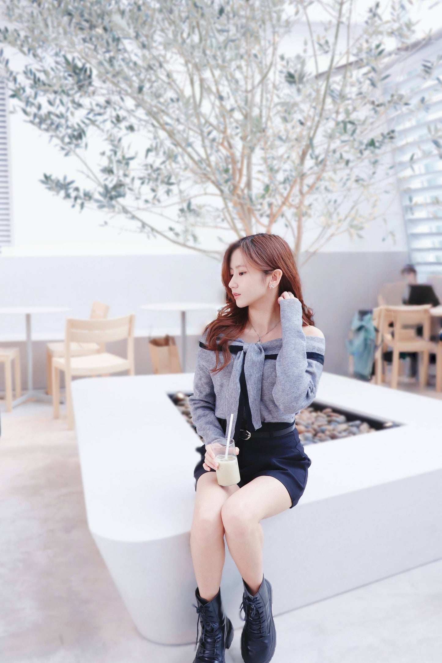 高質西裝短褲連Belt