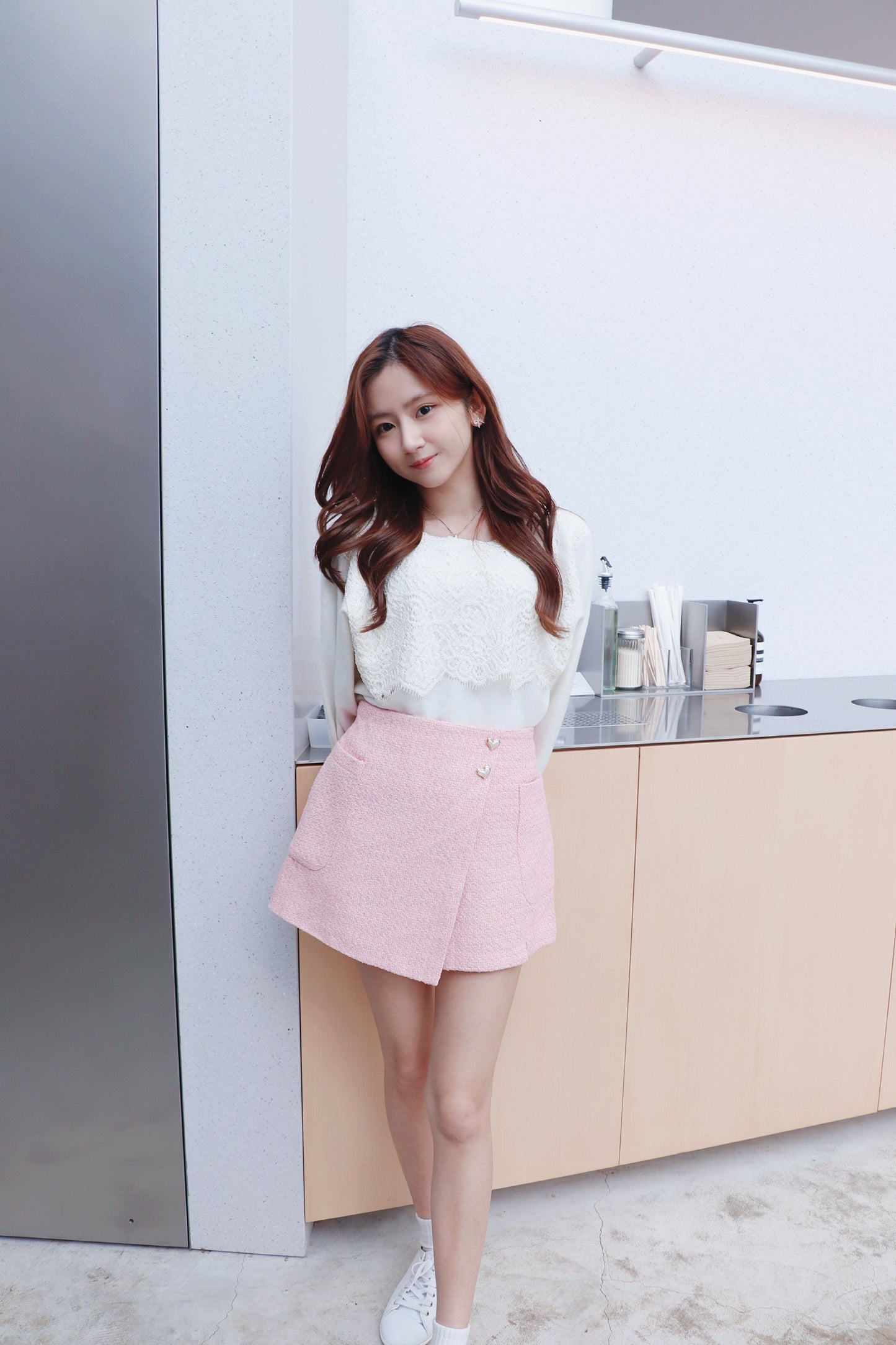 精緻Lace軟滑針織衫