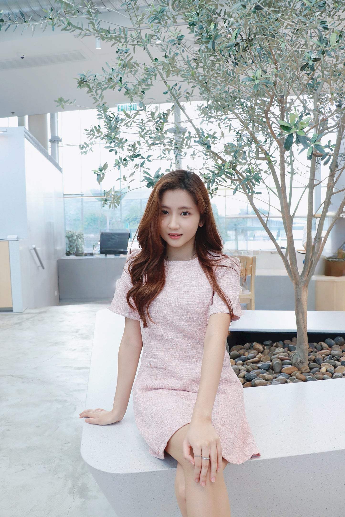 小香風修腰a line ops