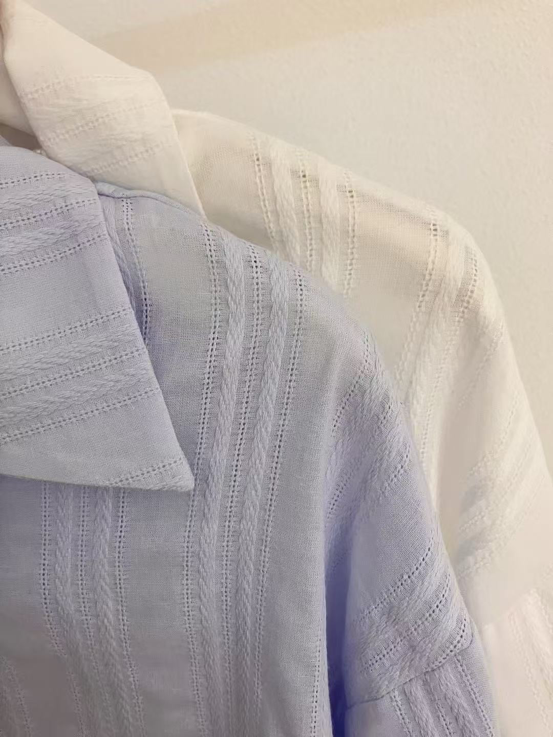 麻花紋短版恤衫