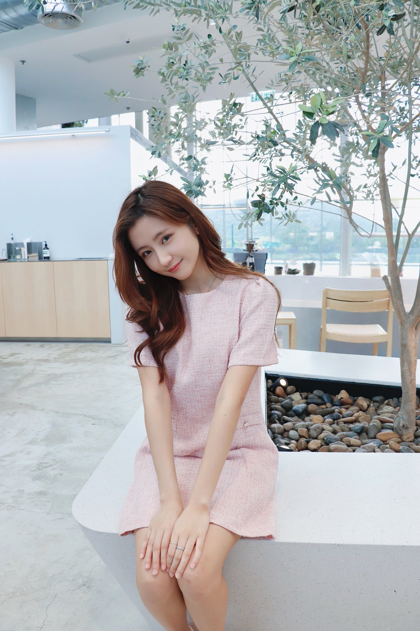 小香風修腰a line ops