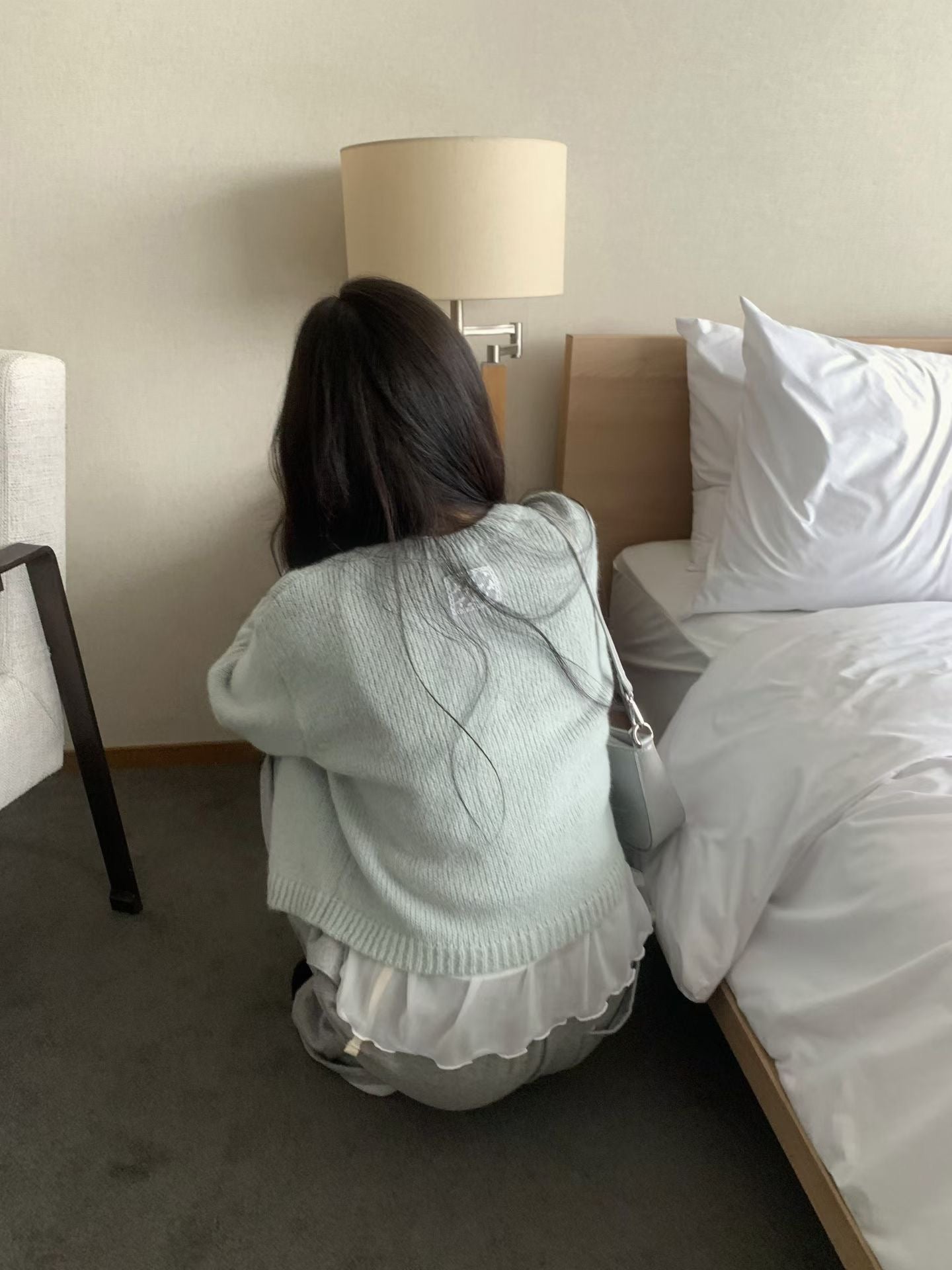 Serene Mist Cardigan（羊毛+羊駝）