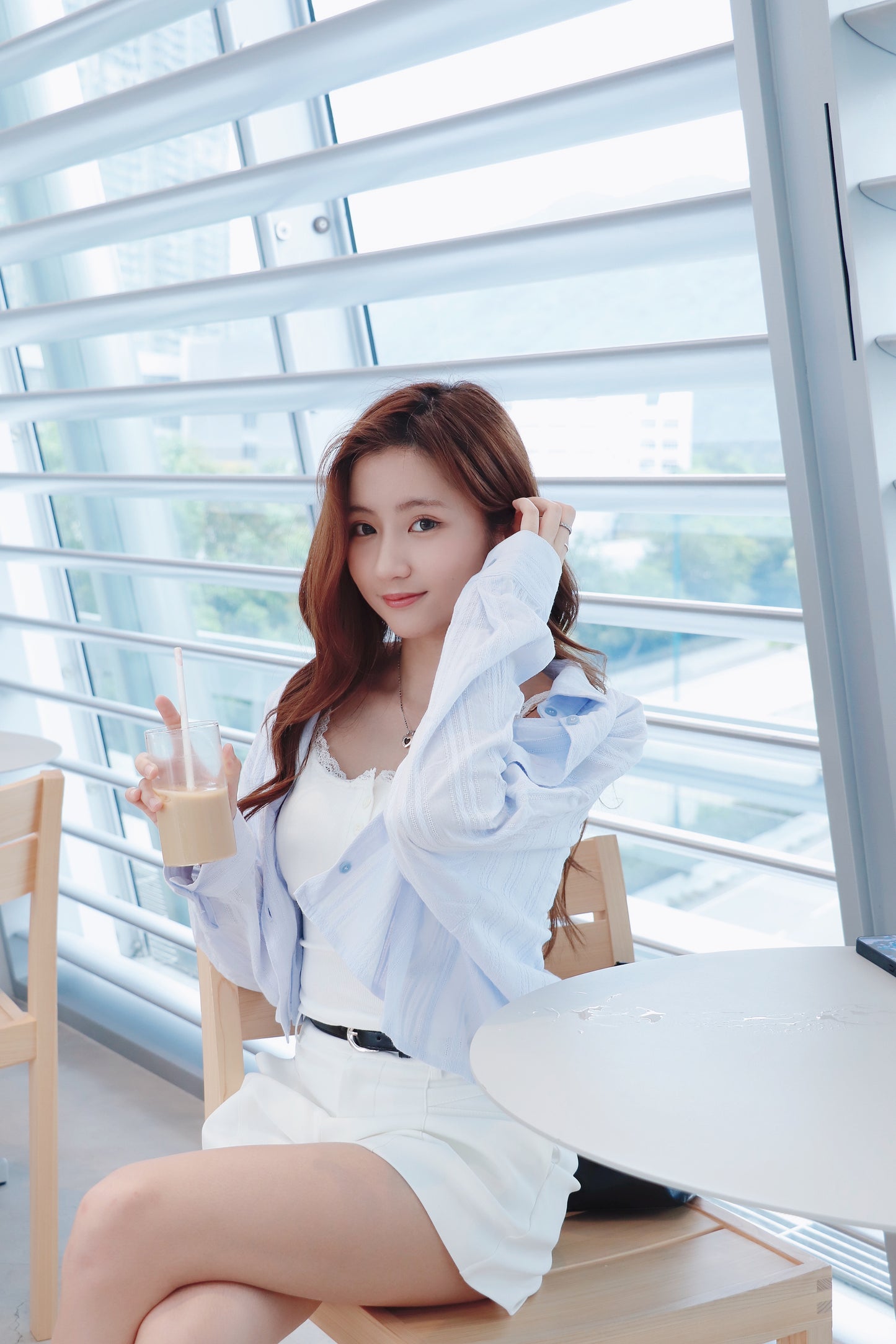 麻花紋短版恤衫