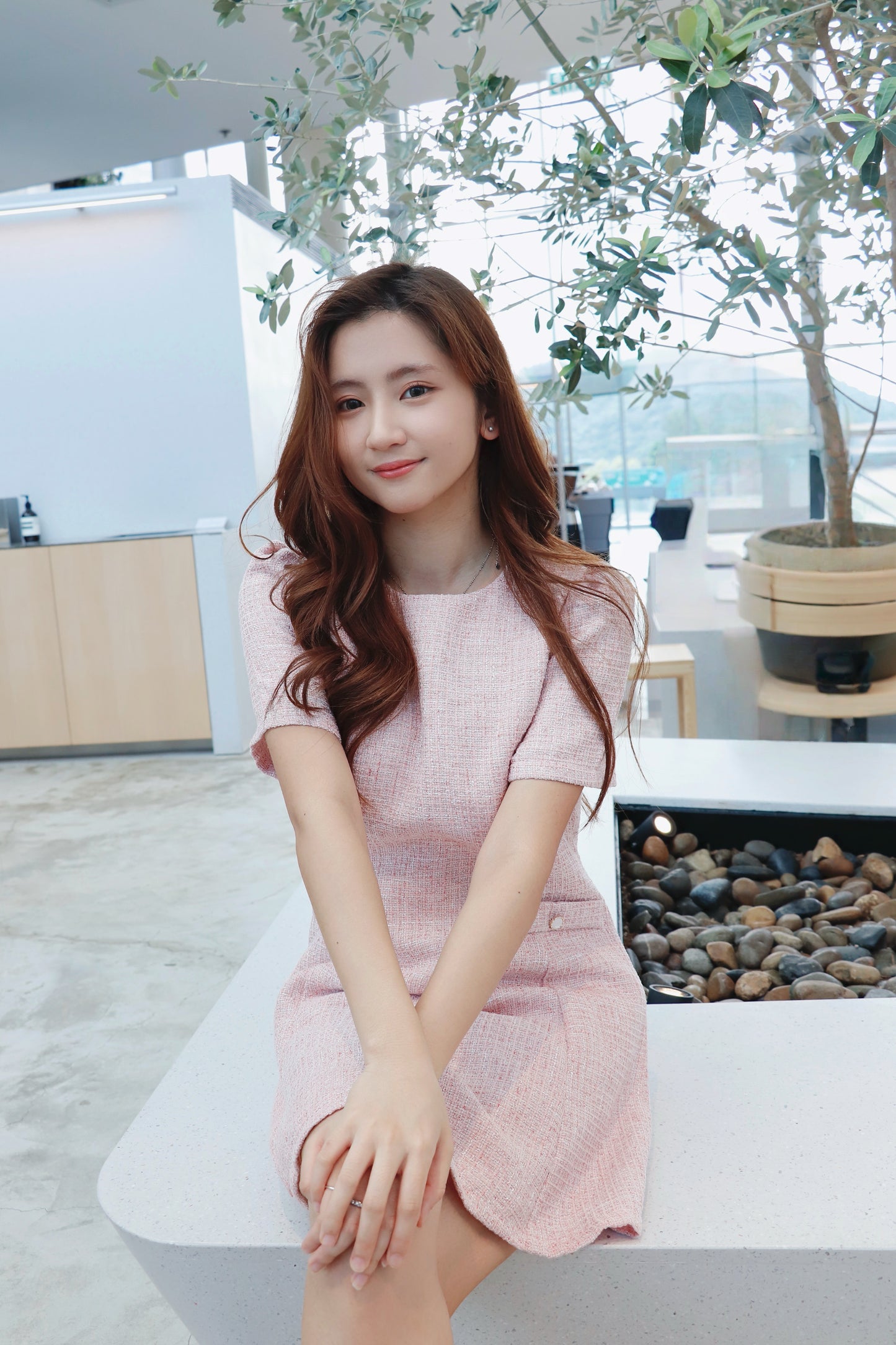 小香風修腰a line ops