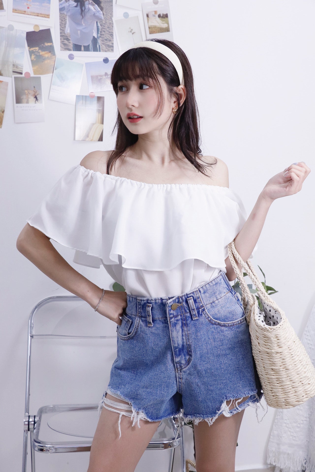 Off Shoulder Top（3種著法）