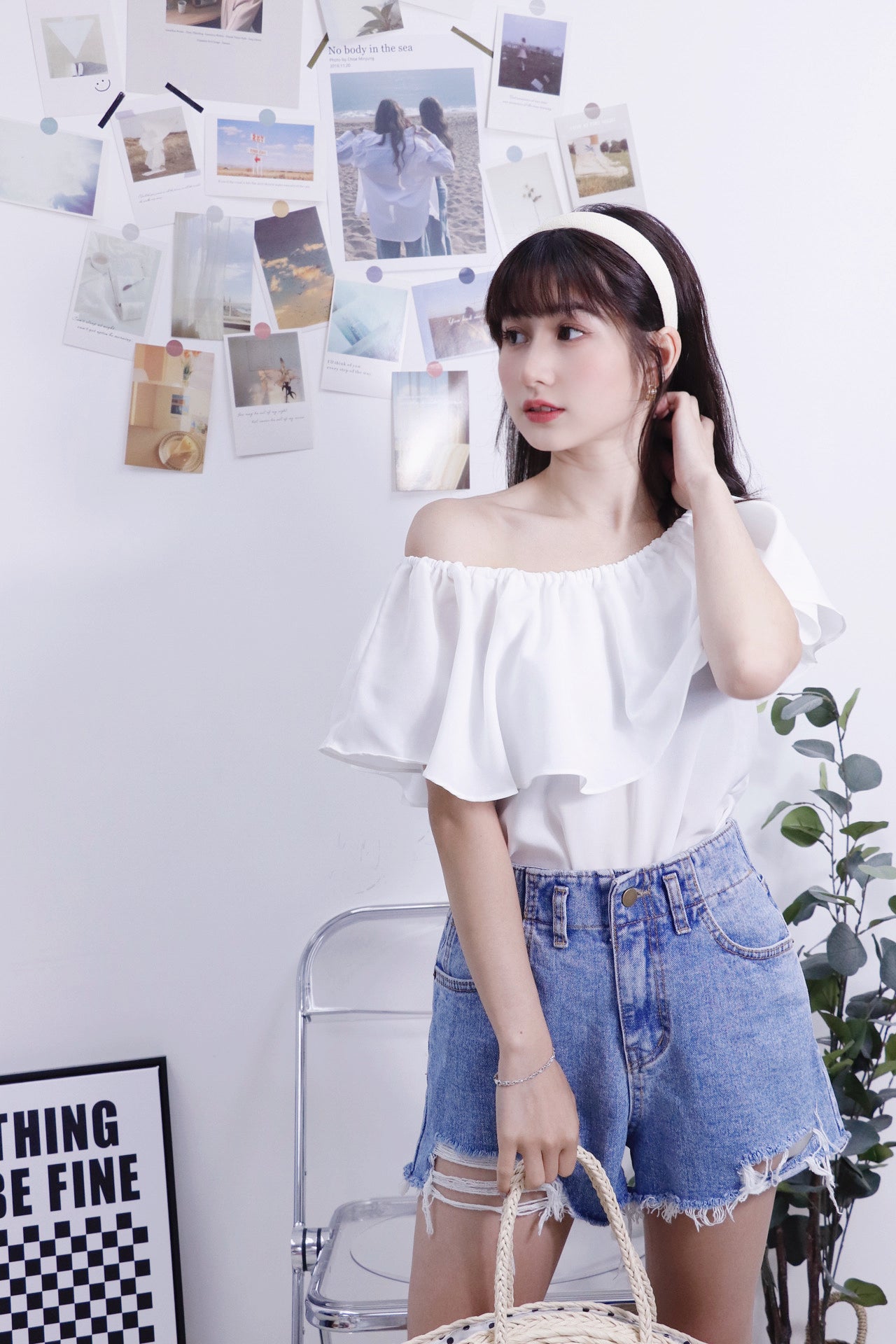 Off Shoulder Top（3種著法）